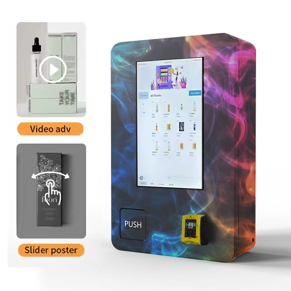 24 Hours Self-service Vending Machine With Belt Conveyor Cigarette Vending Machine Cashless Payment