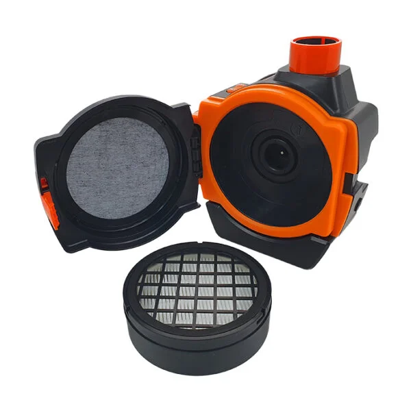 Three Airflow Mode Adjustable Protection Mask Rechargeable PAPRS Respirator 99.97% Filtration Efficiency 170/210/250 L/min