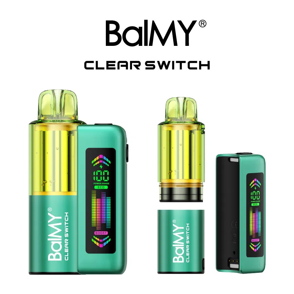 Innovative Balmy Clear Switch Pod Vape Device for Smooth Hits