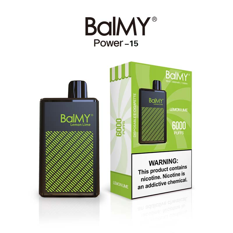 Premium Balmy Power 15 Disposable Pod Device - 6000 Puffs