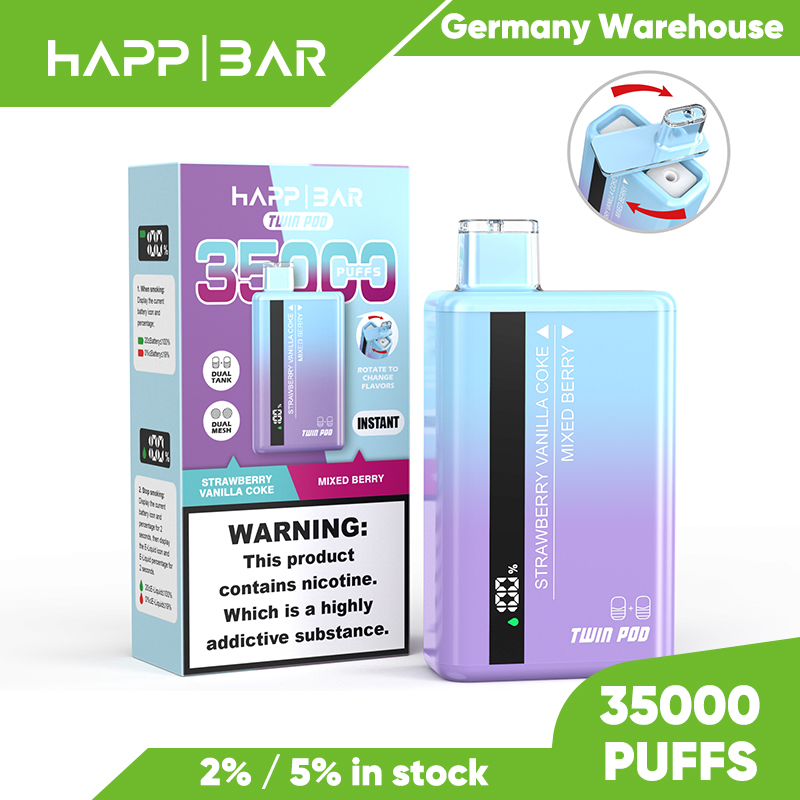 Happ Bar 35000puffs 50000puffs Two Flavors Disposable Vape Vaporizer Device