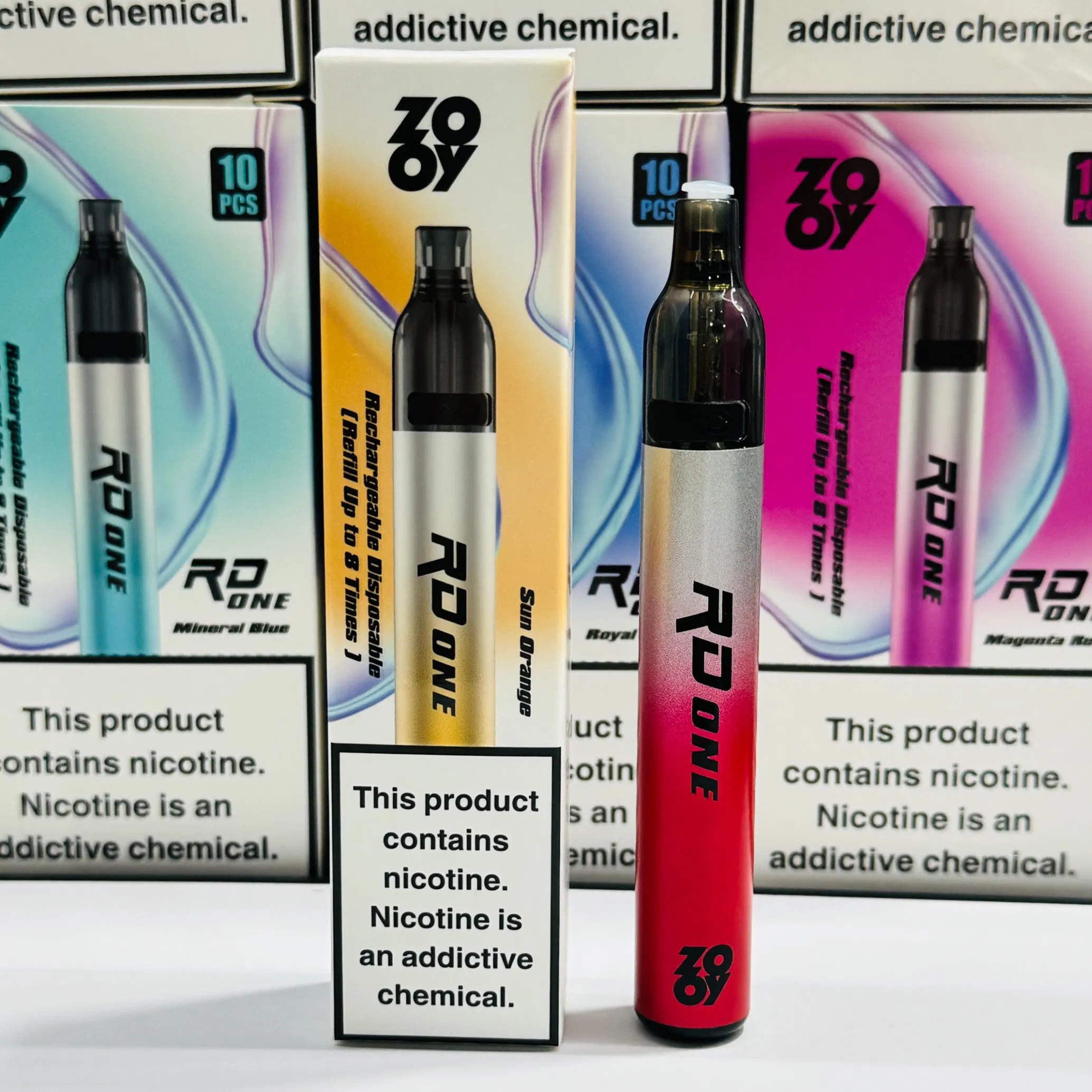 Zooy Best Seller E-Cigarette Device PC Vape Empty Vape 1ml 2ml Liquid E Cigarettes Pure Nicotine Salt Nic 30ml 50mg 60mg Disposable Cig Wholesale Market Germany