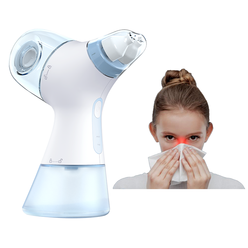 Intelligent Nose Irrigator Auto Timer Ipx7 Cordless Electric Saline Nasal Sinus Rinse Kit For Sinus &amp; Allergy Relief