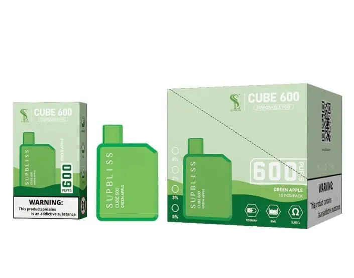 Randm Supbliss Cube Tpd 600 Puffs Disposable Vape Pod Device