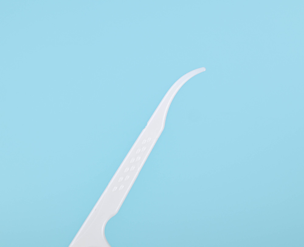 Portable Disposable Biodegradable Material Oral Cleaning Teeth Mint Flavored Dental Floss Stick