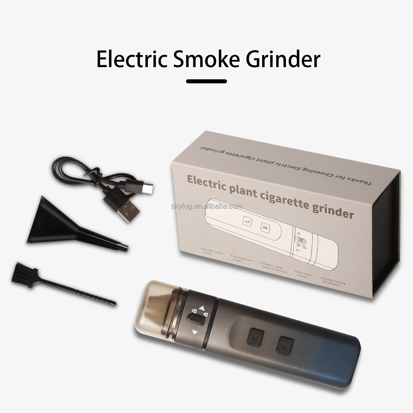 Rechargeable Grinding Machine Factory Supplier Wholesale High-quality Smoke Device