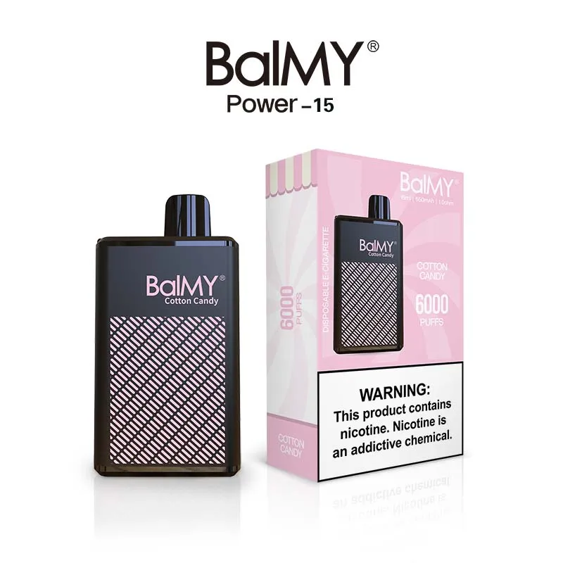 Premium Balmy Power 15 Disposable Pod Device - Detailed View 6