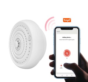 WiFi Vape &amp; E-Cigarette Detector | Intelligent Smoke Sensor with Backup Rechargeable Battery, T HC &amp; Noise Available