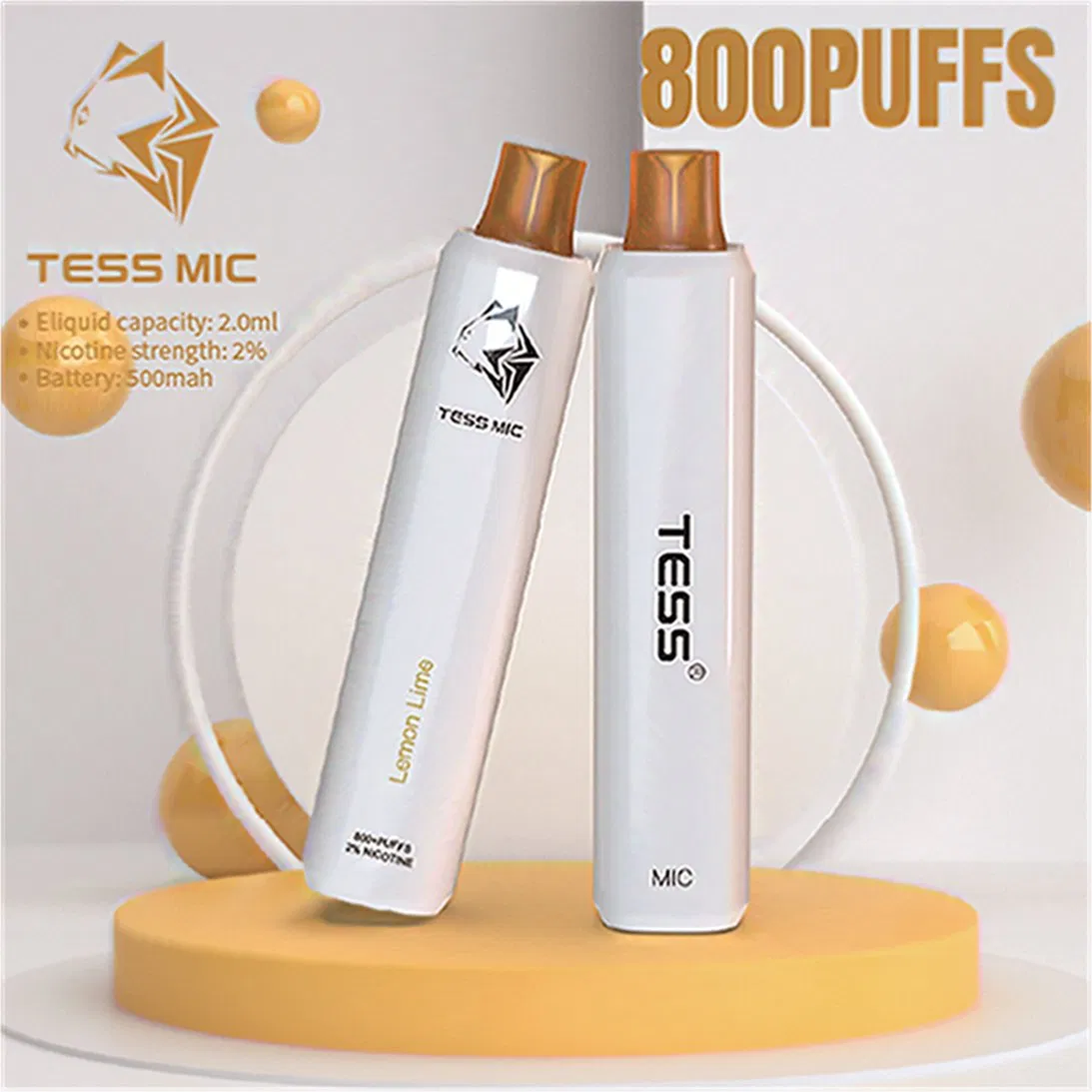 800 Puffs Vape Nicotine Salt Juice Disposable I Vape E-Cig Pod Device
