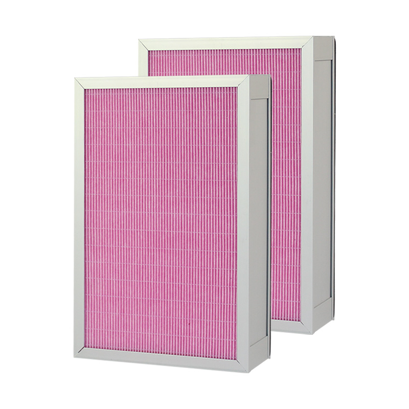 Air Purifier Manufacturer Pocket Hepa Filter Fiber Glass Paper H13 H14 Aluminum Mesh Filter for Laminar Flow Hood Price