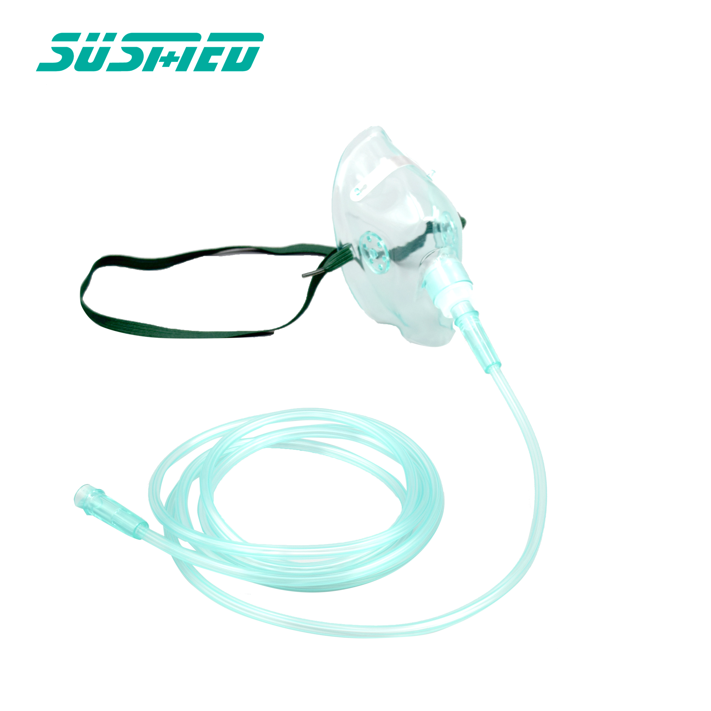 Disposable Oxygen Adjustable Venturi Mask with 6pcs Colored Venturi Connectors