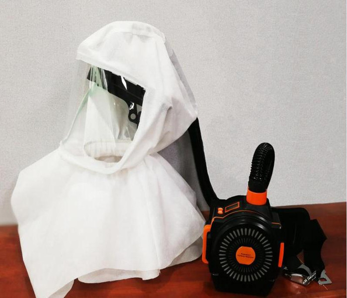 Three Airflow Mode Adjustable Protection Mask Rechargeable PAPRS Respirator 99.97% Filtration Efficiency 170/210/250 L/min