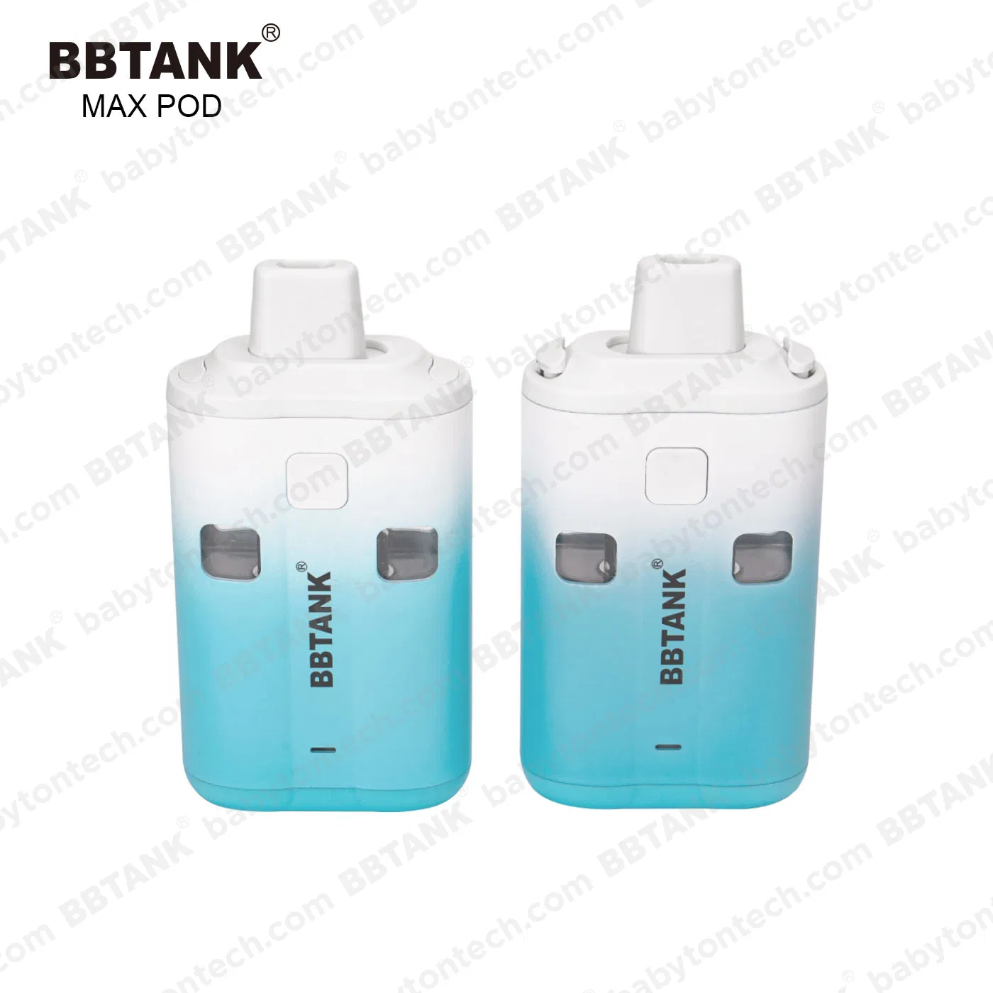Dual Flavor Laege Capacity Empty Disposable Vape Devices Bbtank Max Pod