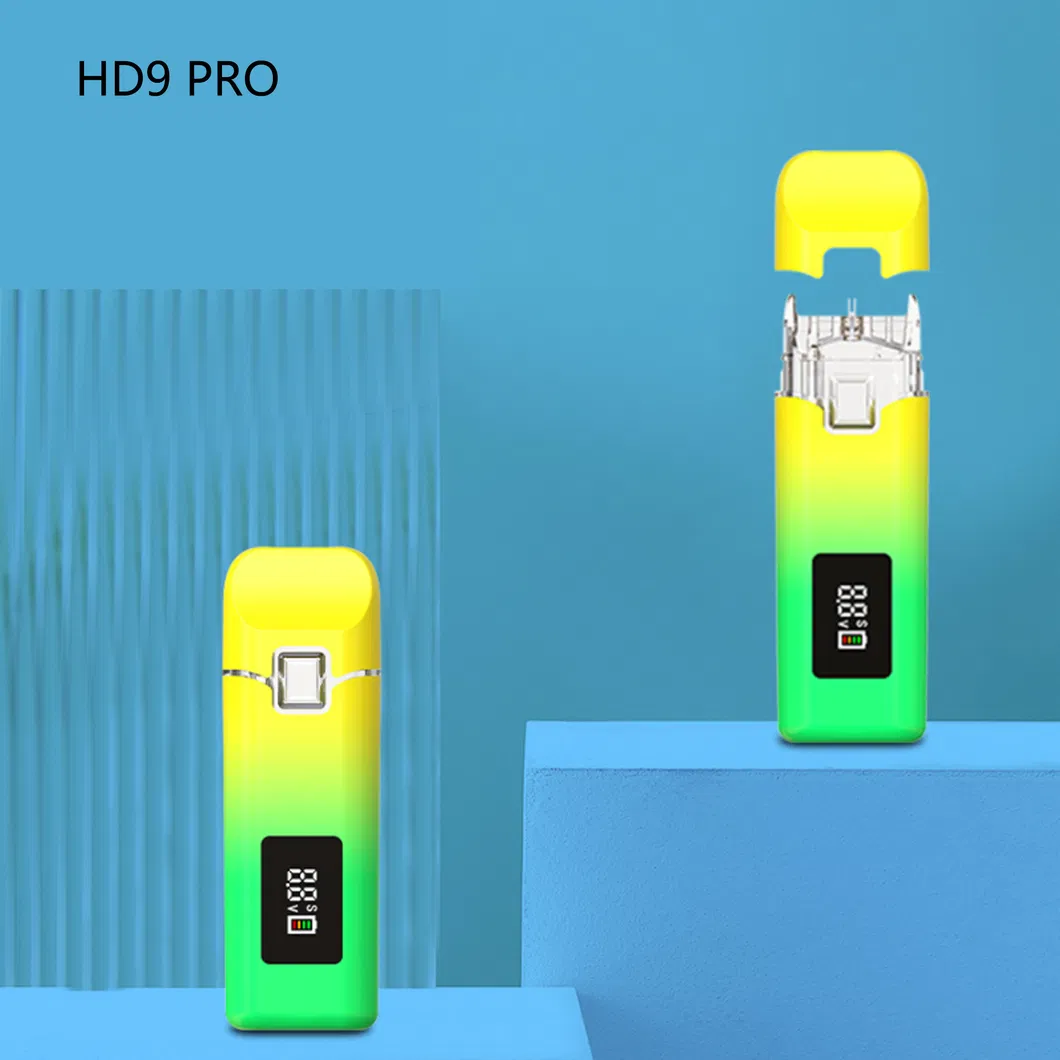 Fast Shipping 2ml Smart Display Screen Empty Postless Carts Disposable Pen Device with Preheat