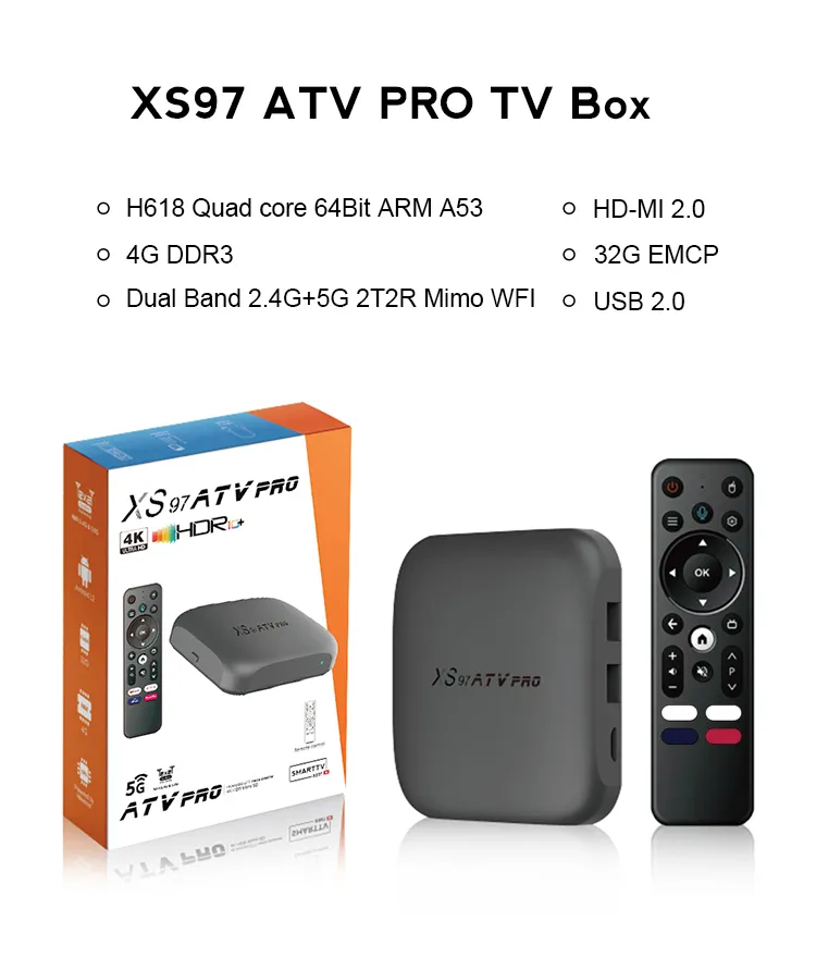 High-Performance Android 14 Streaming Device with H618 Chip