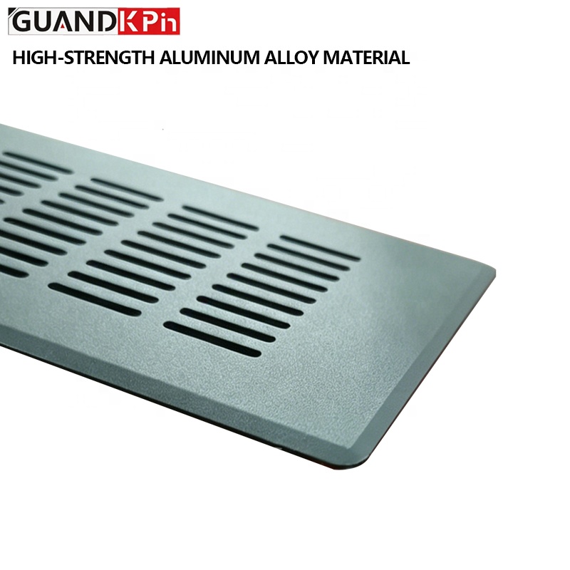 OEM Custom Size/Height Customizable Aluminum Floor Air Outlet Tuyere With Sub-Frame For Underfloor Fresh Air System