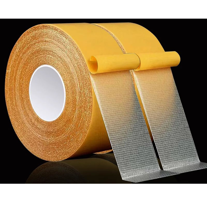 Double Sided Fabric Waterproof Easy-Tear Masking Adhesive Tape Heavy Duty