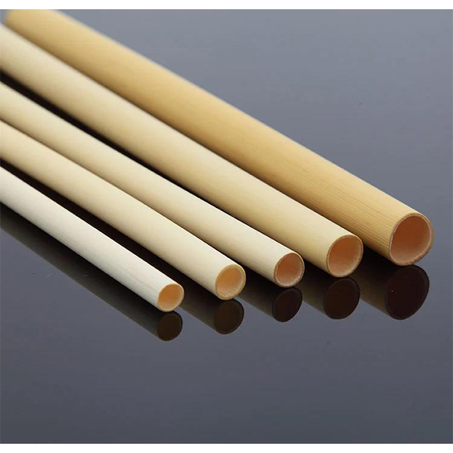 100% Biodegradable Bamboo Disposable Reusable Natural Reed Straw For Drinking Customized CE/EU Certified