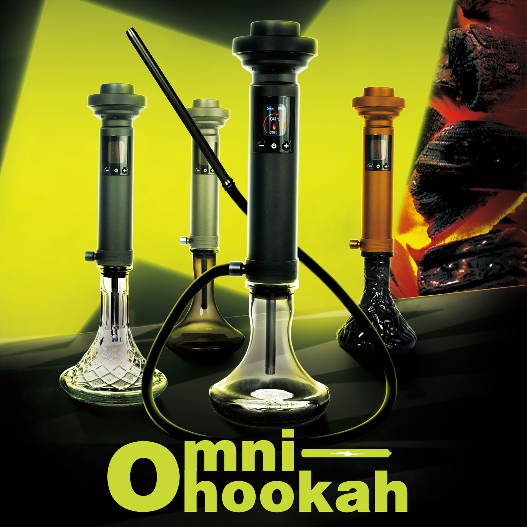2026 Factory Wholesale Luxury Electric Hookah Shisha Rechargeable All-aluminum Body Portable E-hookah Smoking Accessories
