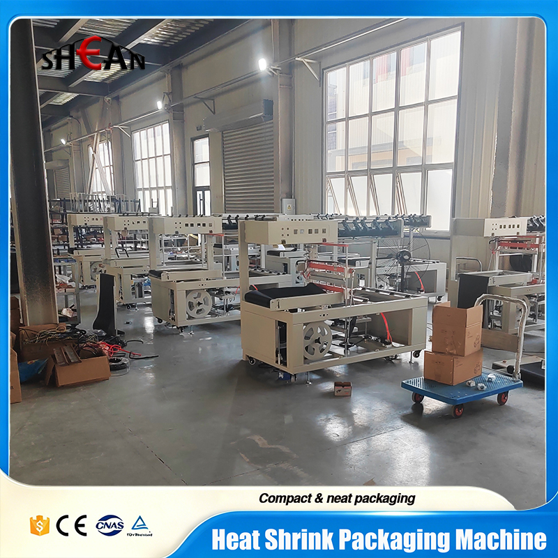Fully Automatic Sleeve Wrapper Jet Heat Shrink Machine For Noodle Disposable Plate Gift Box Juice Bottle Packaging Equipment