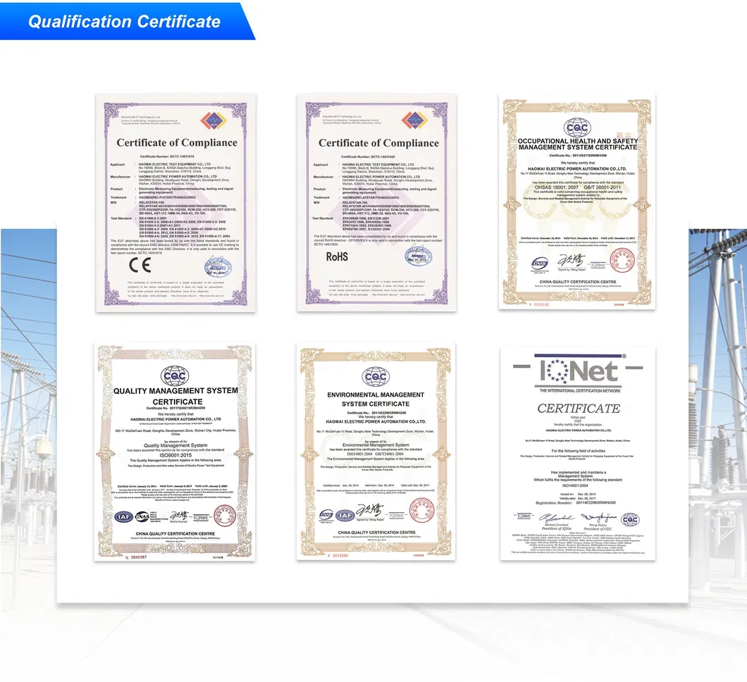 Quality Standard Certification Document 1