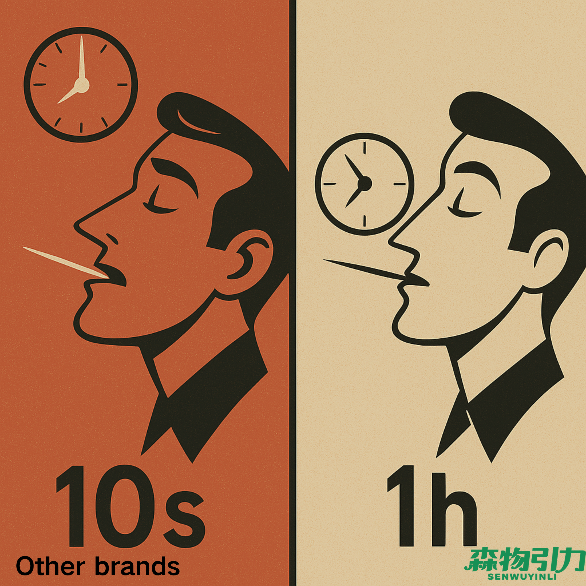Peach Flavored ToothpicksFully Biodegradable, a Guilt-free Alternative to Plastic Toothpicks or Disposable Vapes.