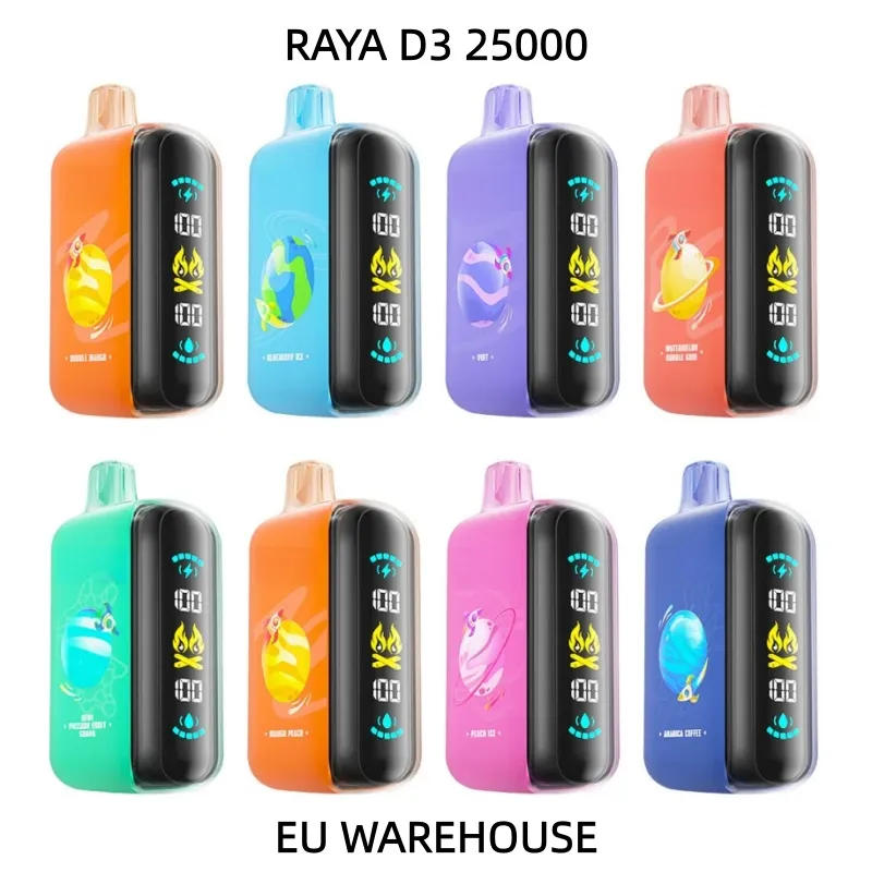 Disposable Vape E Hookah Charger Raya D3 25K Puffs Image 1