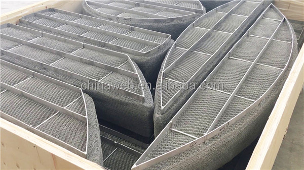 Quality Knitted Wire Mesh Demister Pad Mist Eliminators for Vaper Liquid Filter Process