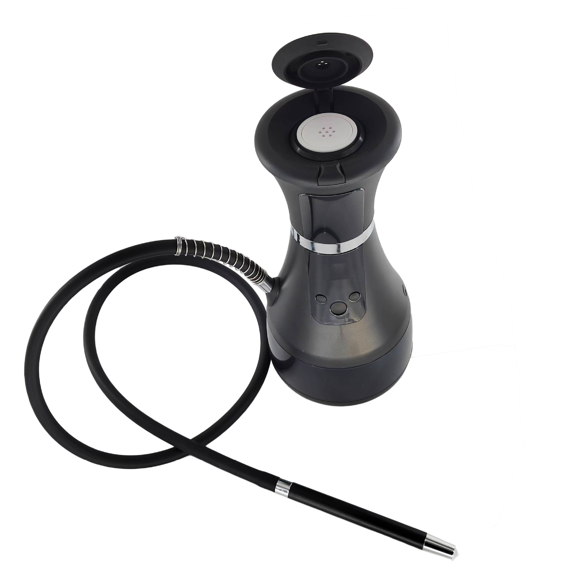 New Battery Can Take Out Electronic Hookah Creamic Pot with Accessories Smart LED Rechargeable Rod Electronic Hookah Set