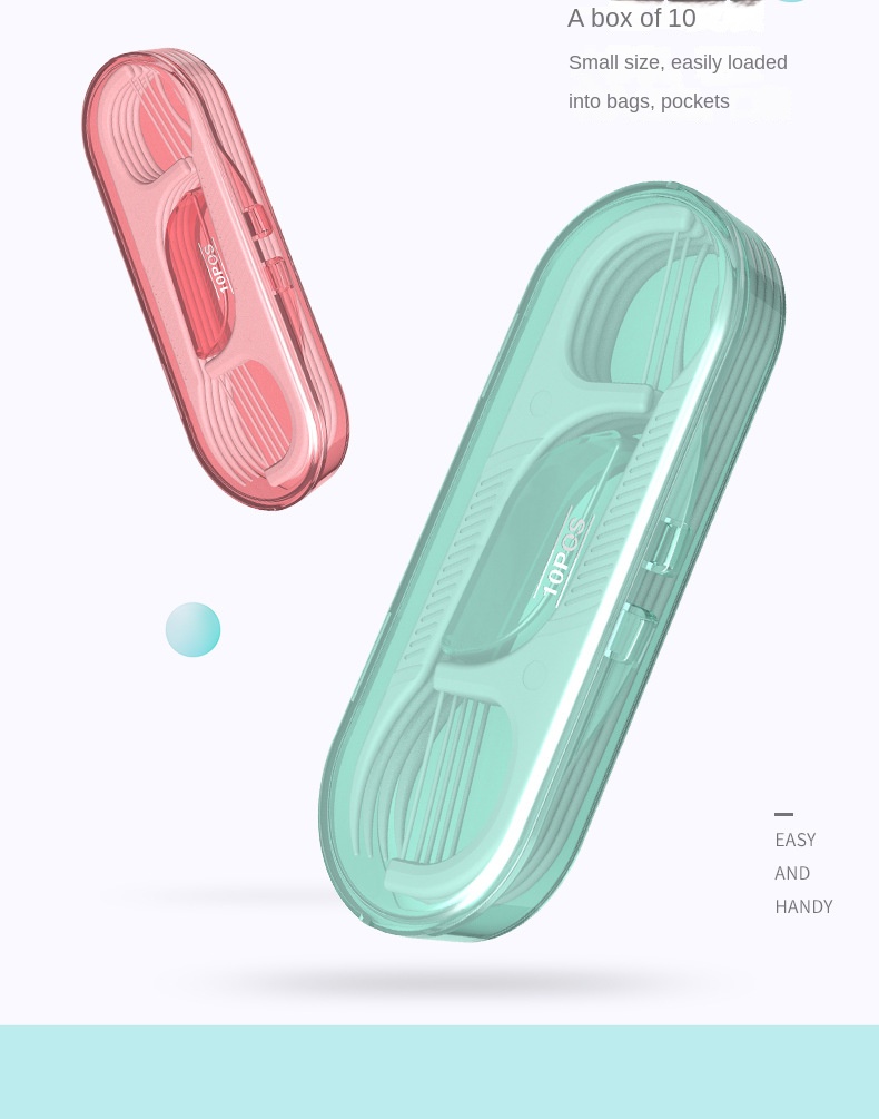 Disposable Dental Floss Stick View 1