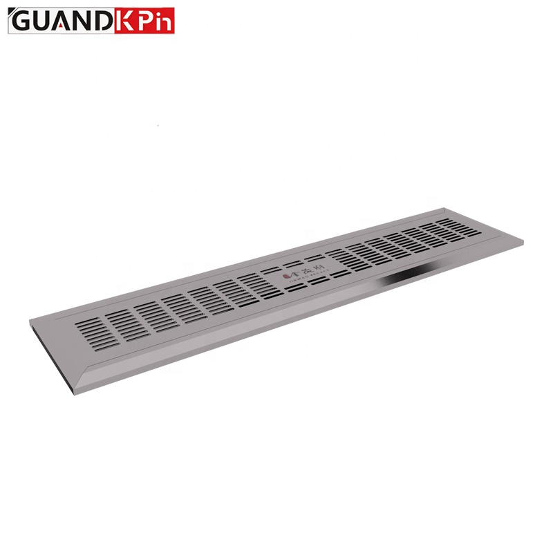 OEM Custom Size/Height Customizable Aluminum Floor Air Outlet Tuyere With Sub-Frame For Underfloor Fresh Air System