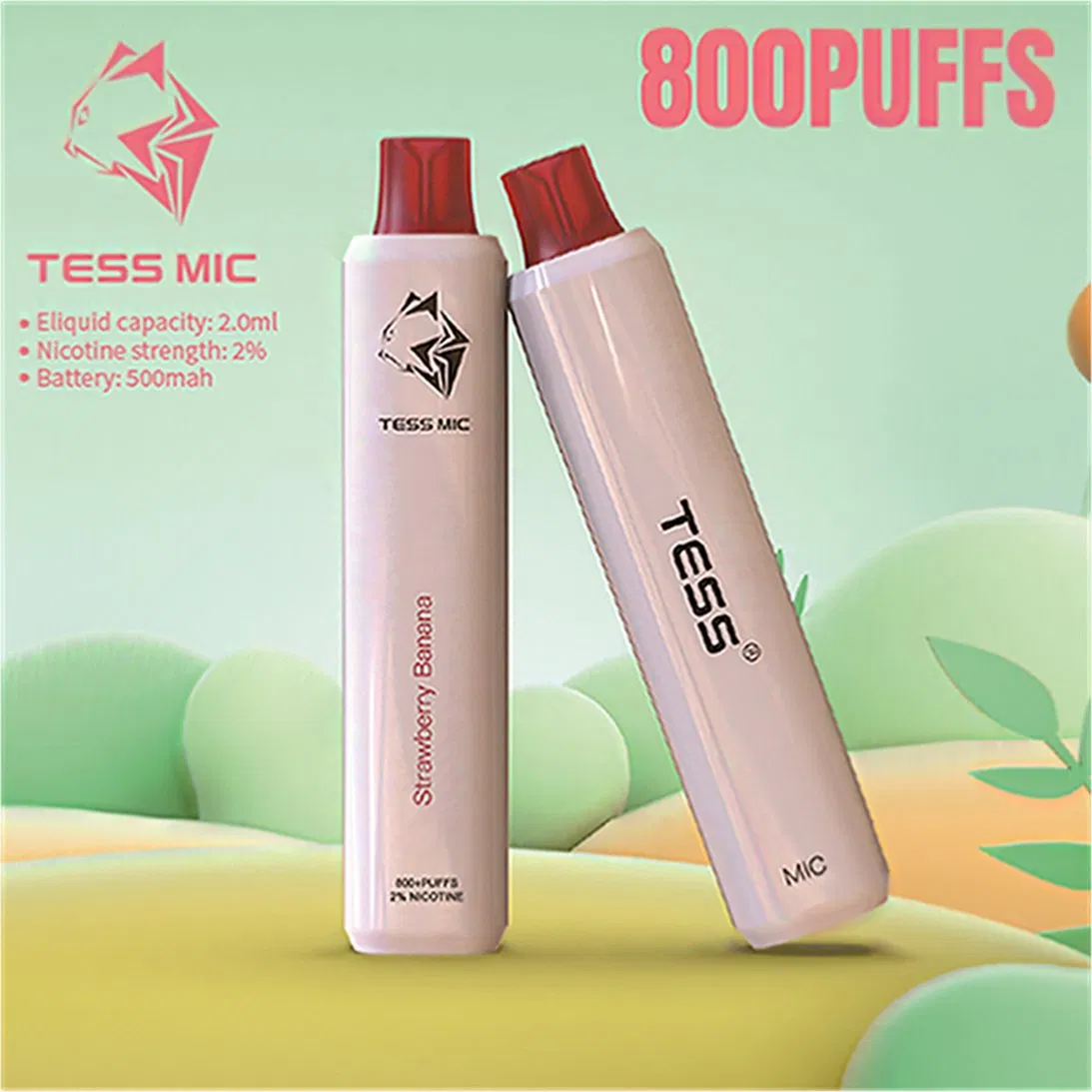 800 Puffs Vape Nicotine Salt Juice Disposable I Vape E-Cig Pod Device