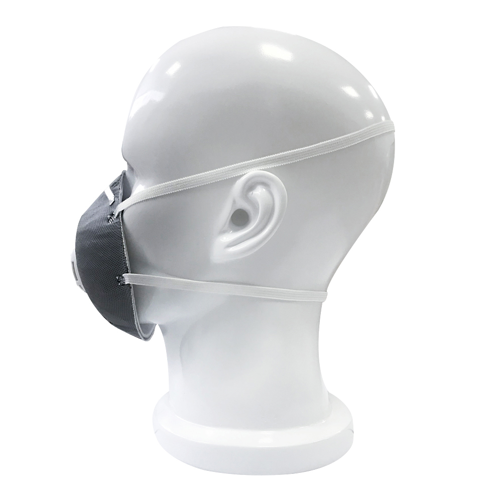 NIOSH Approved for N95 Disposable Respirator High Efficiency Flat Valve Activated Carbon Dustproof Better Airflow for Workplace