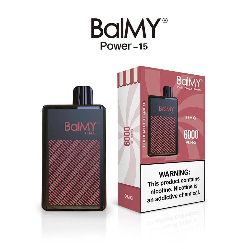Premium Balmy Power 15 Disposable Pod Device - Detailed View 10