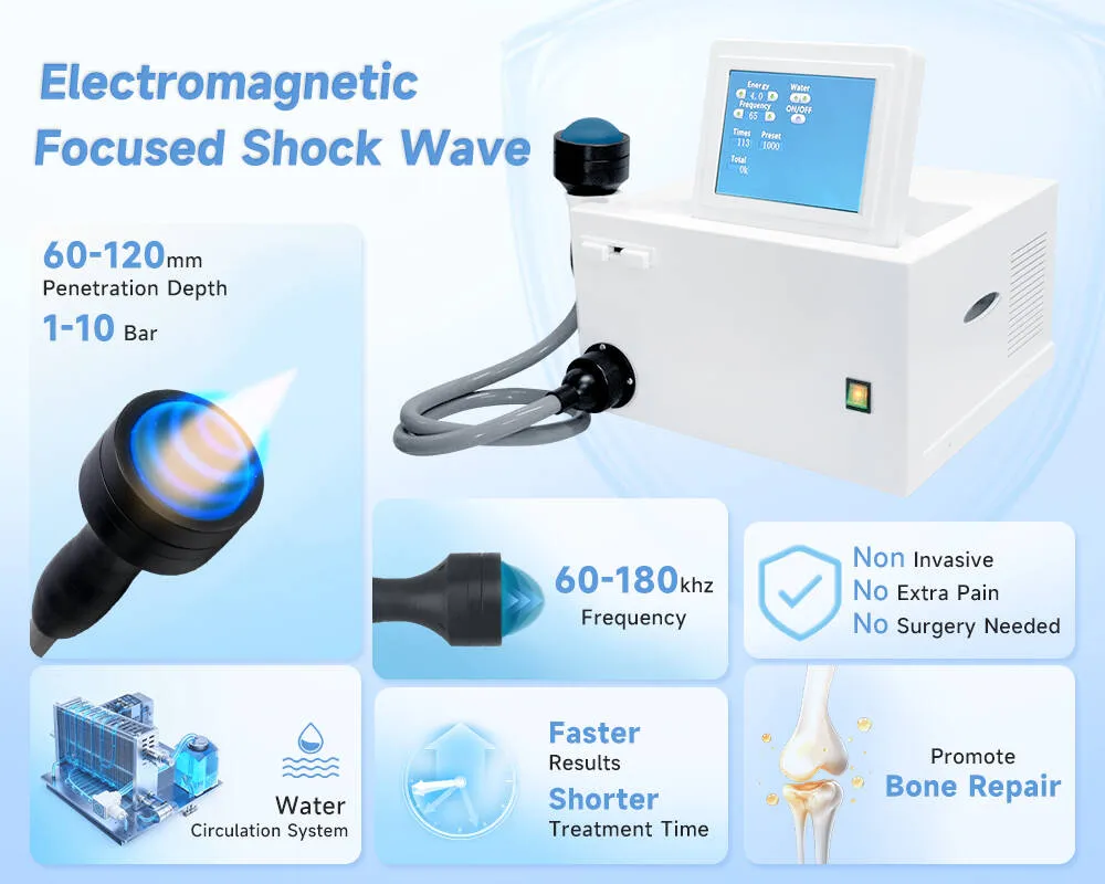 High Effective Focused Shock Wave Device Therapy