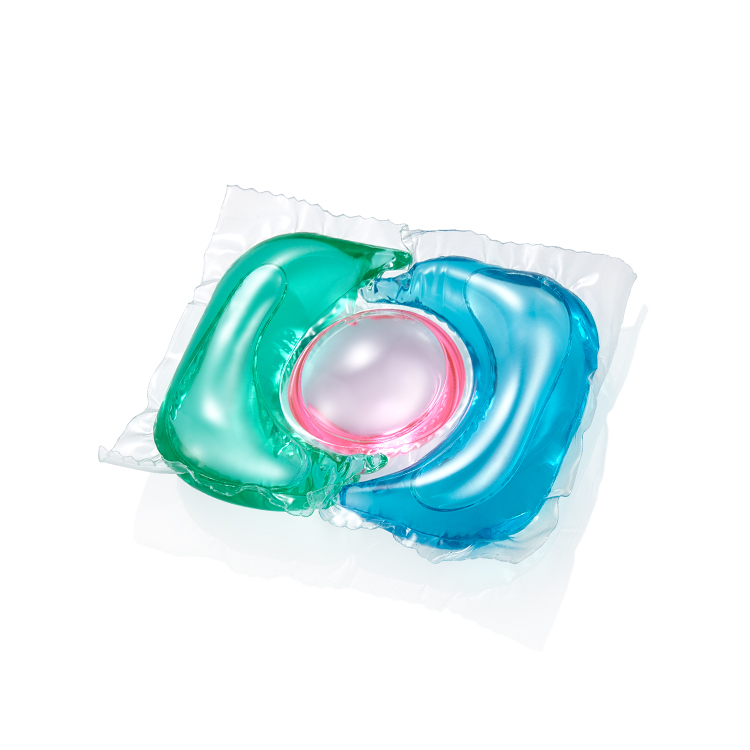 Customized Formula Eco-friendly Biodegradable Liquid Laundry Cleaning Detergent Pods Container
