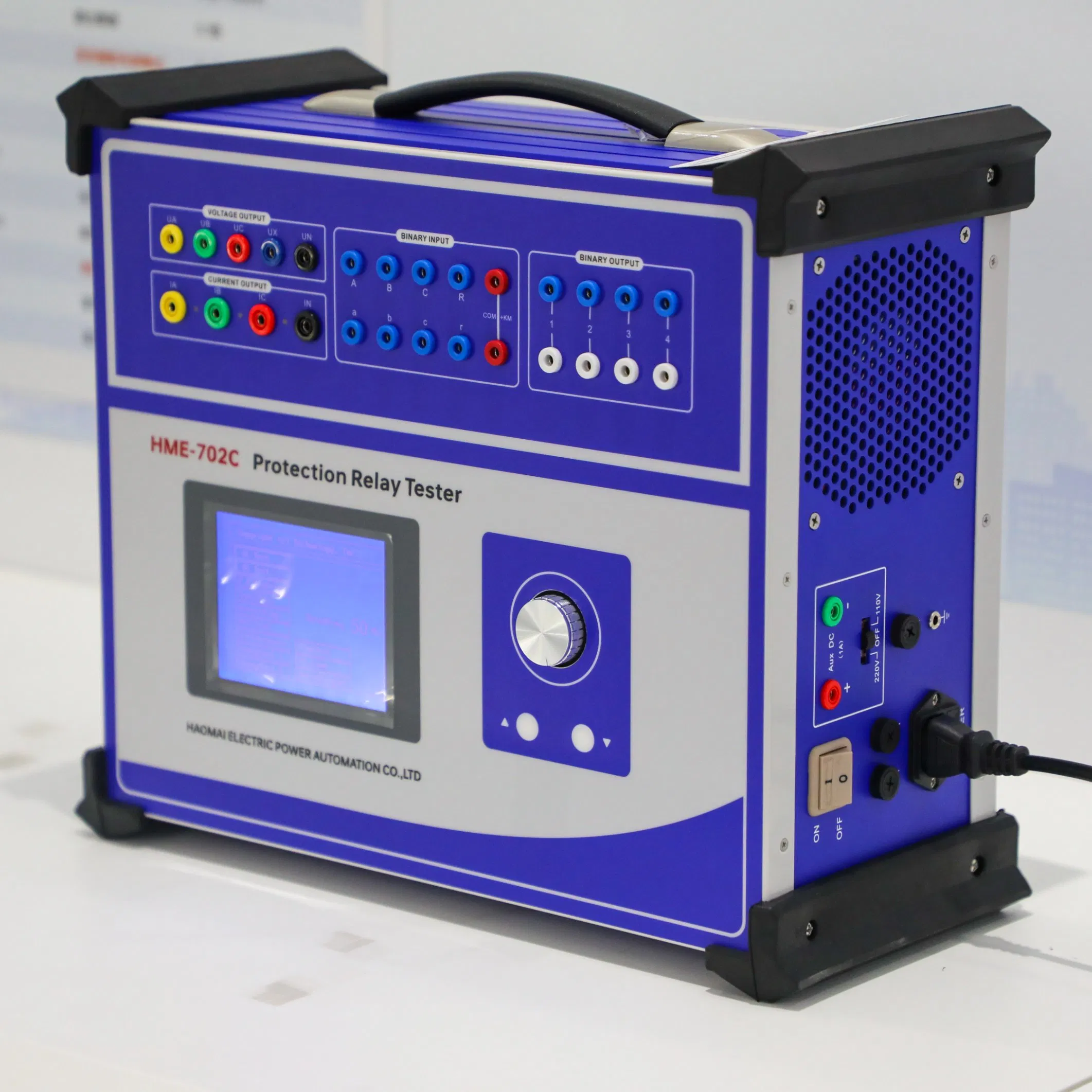 High-Precision 3-Phase 4-Channel Portable Relay Test Device