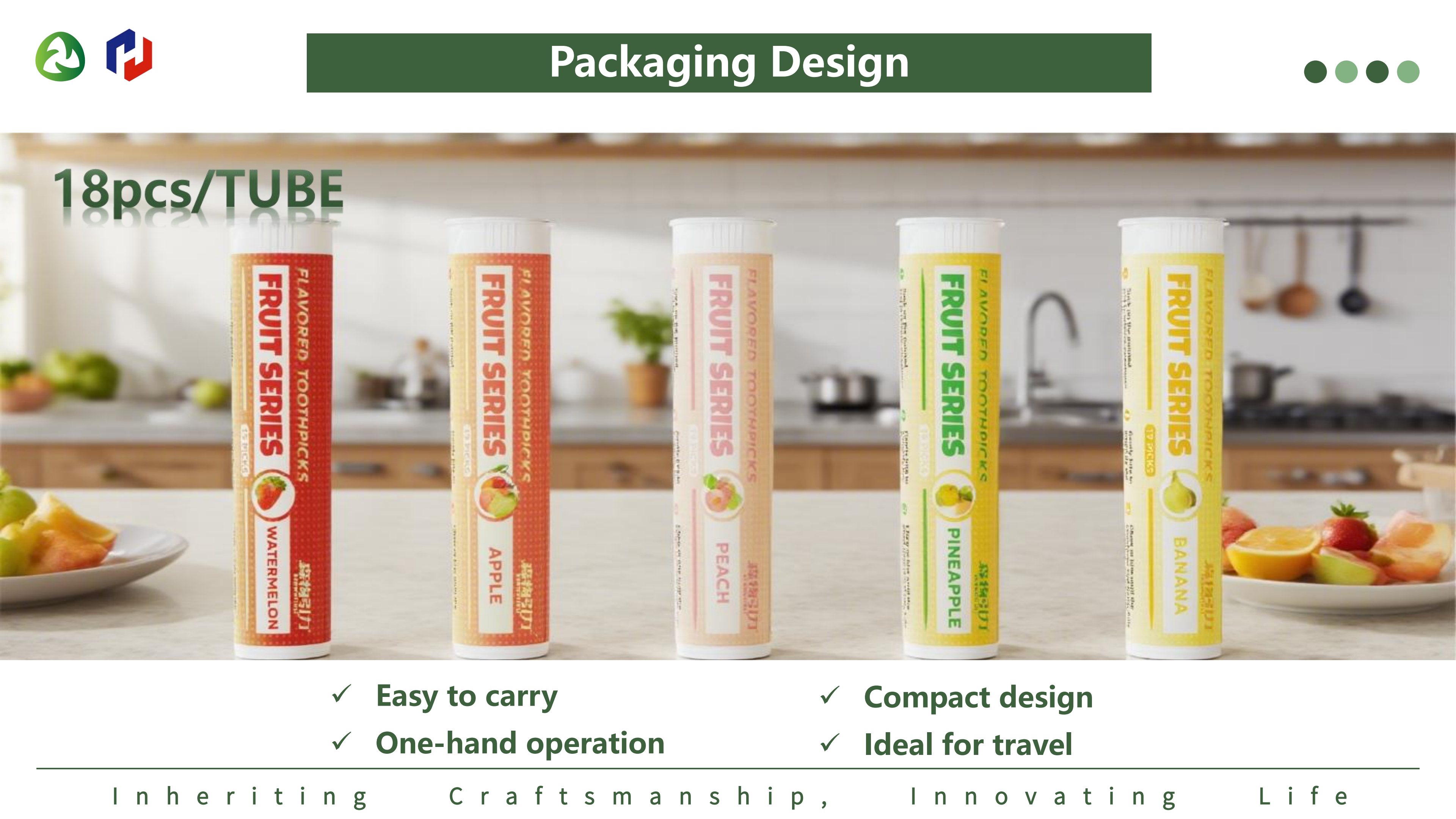 Peach Flavored ToothpicksFully Biodegradable, a Guilt-free Alternative to Plastic Toothpicks or Disposable Vapes.