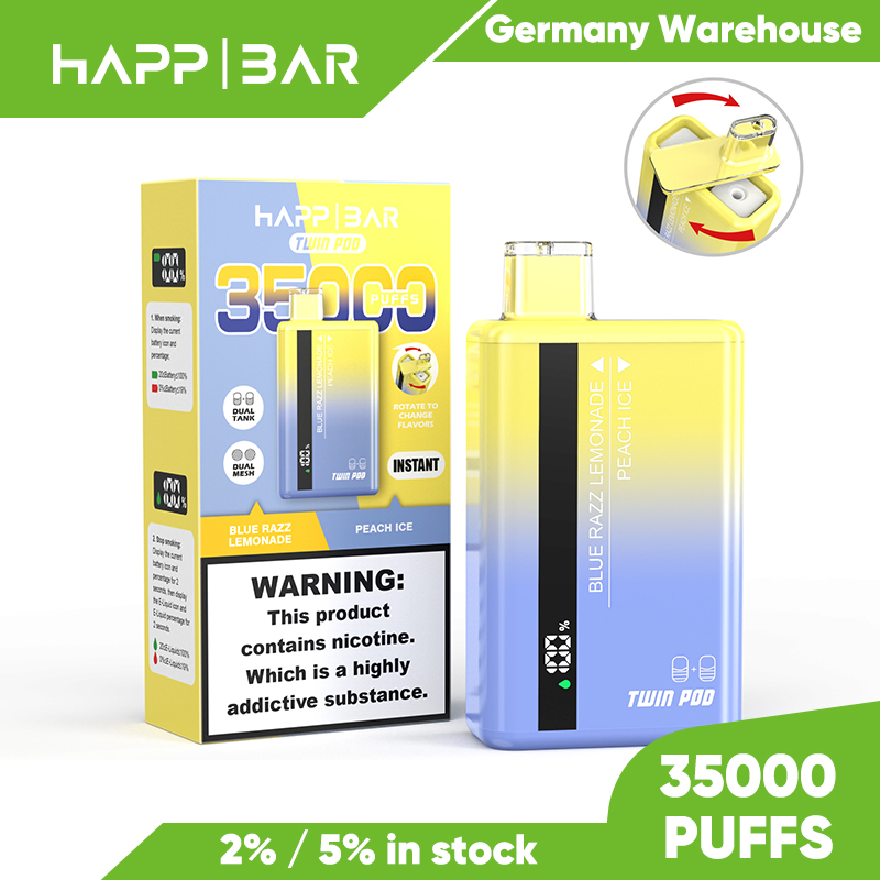 Happ Bar 35000puffs 50000puffs Two Flavors Disposable Vape Vaporizer Device