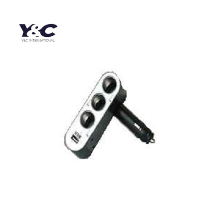 High Quality Female 12v Double Cigarette and Usb Electronic Cigarette Socket