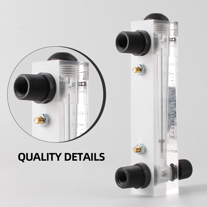 Acrylic Body Adjustable Valve Co Co2 Gas Hospital Oxygenerator Use Rotameter Oxygen Flowmeter For Air