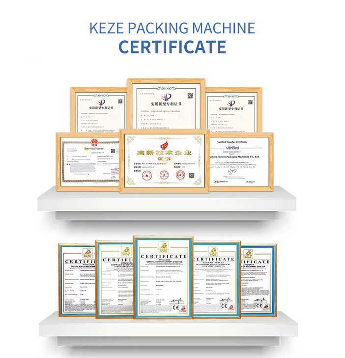 Irregular Shape Sachet Automatic Wrapping Filling Machine 3 Side Apparel Cigarettes Food Beverage Bags Pouches High-Accuracy 304