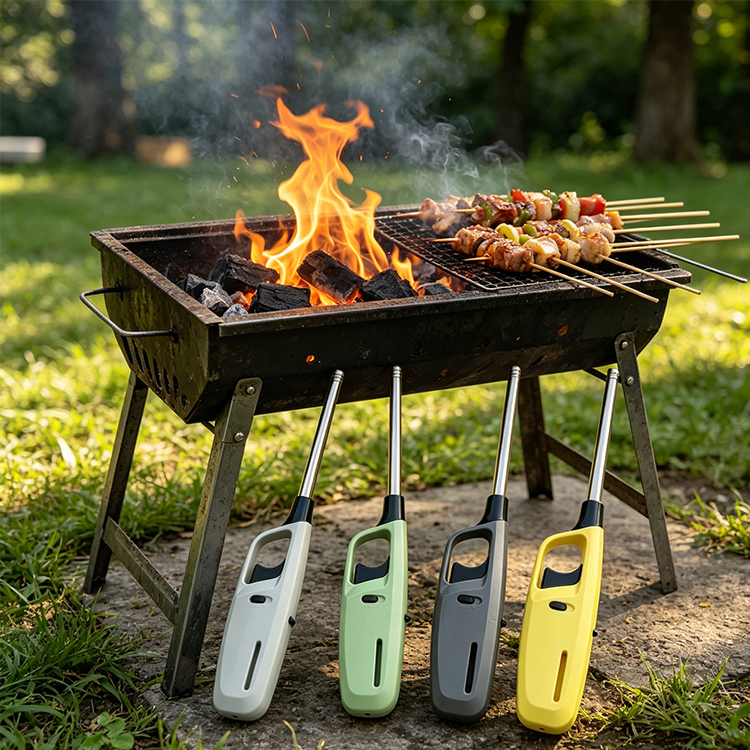 Modern Electronic Cigarette with Refreshable Lighter for Kitchen BBQ or Travel Cigar Lighter Design