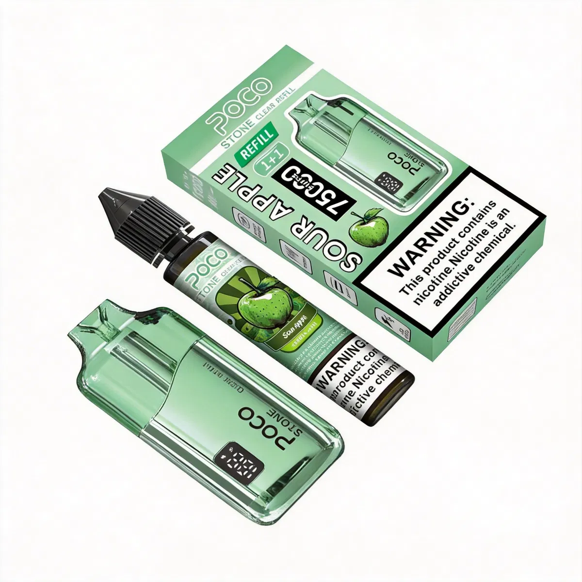 2026 New Original Poco Stone Disposable Vape 75000 Puffs E-Cig Device with Mesh Coil, Digital Display - Best Seller