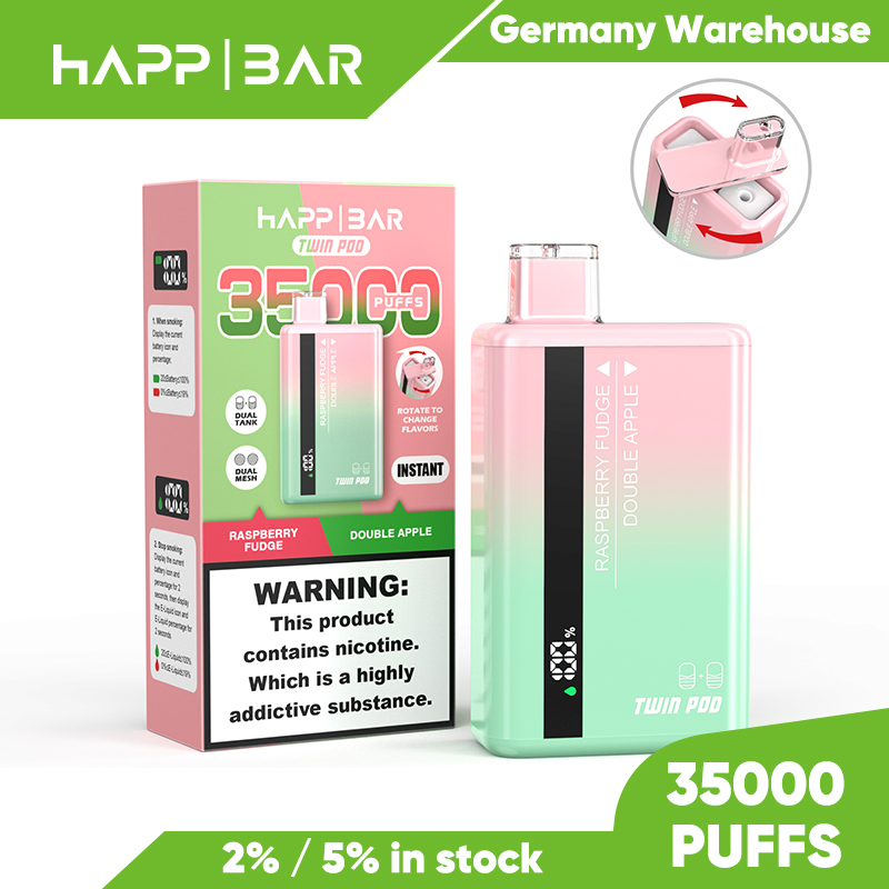 Happ Bar 35000puffs 50000puffs Two Flavors Disposable Vape Vaporizer Device