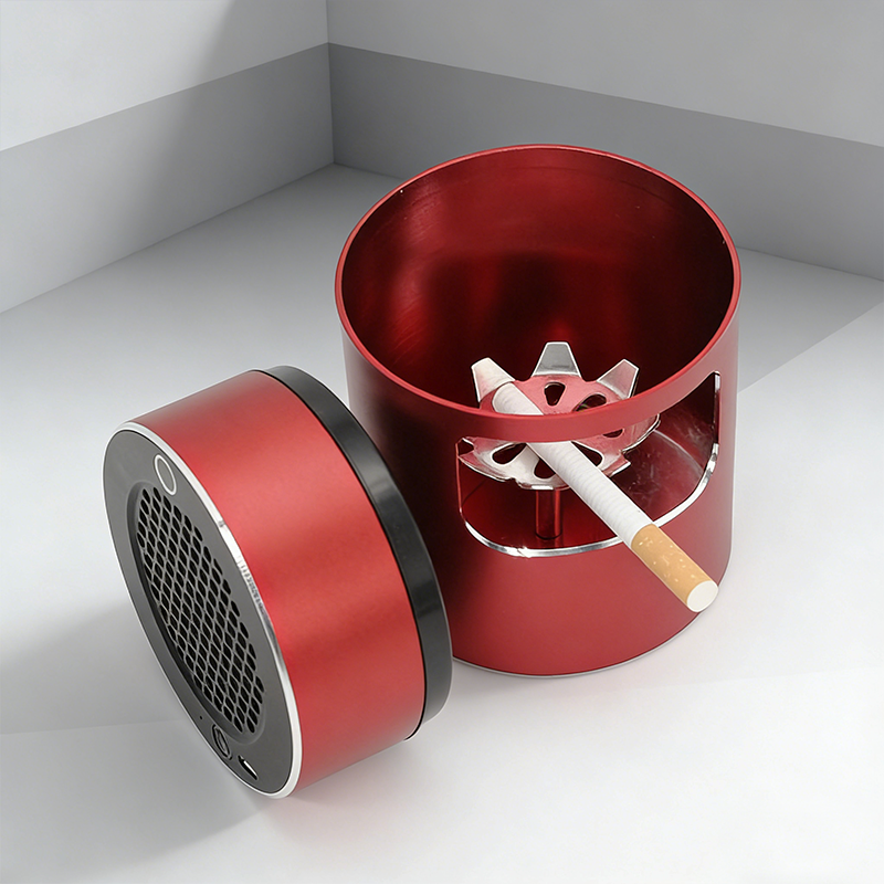 Premium Aluminum Electronic Ashtray Smoke Eater for Cigarettes &amp; Smokers