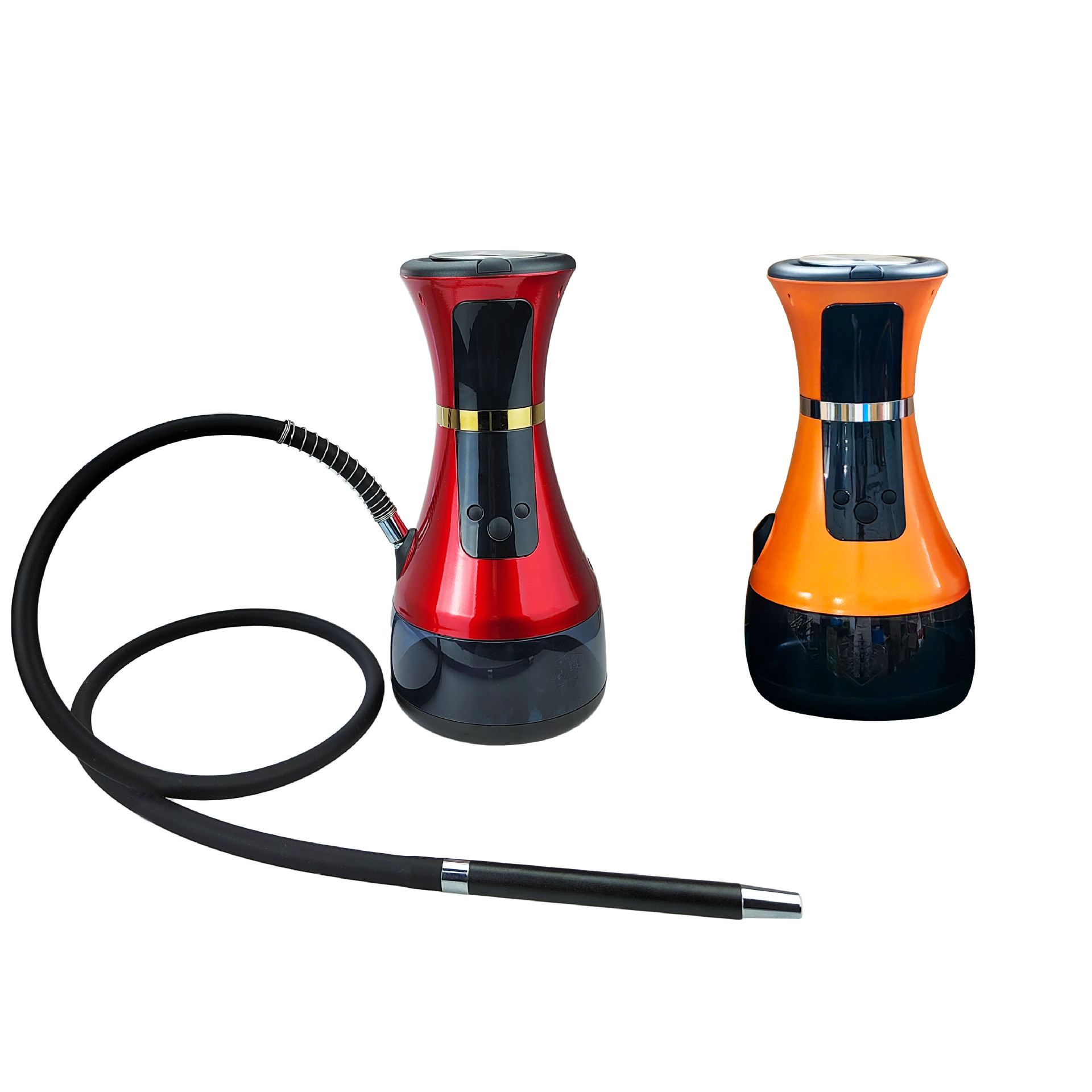 New Battery Can Take Out Electronic Hookah Creamic Pot with Accessories Smart LED Rechargeable Rod Electronic Hookah Set