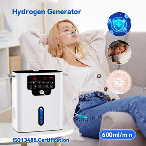 Adjustable Flow Pem 600ml Devices for Health Gas Oxygen 600ml Portable Generator Machine Mask for Inhalation Hydrogen Inhaler