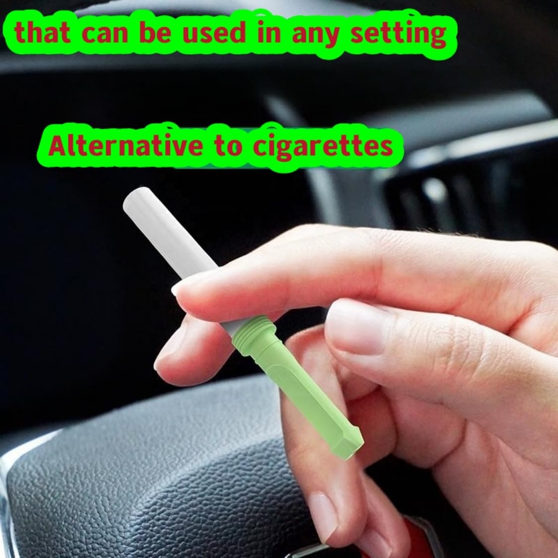 Custom Flavored Air Disposable Aromatic Aroma Airless Smokeless Suction Air Inhaler Smoking Cessation Stick