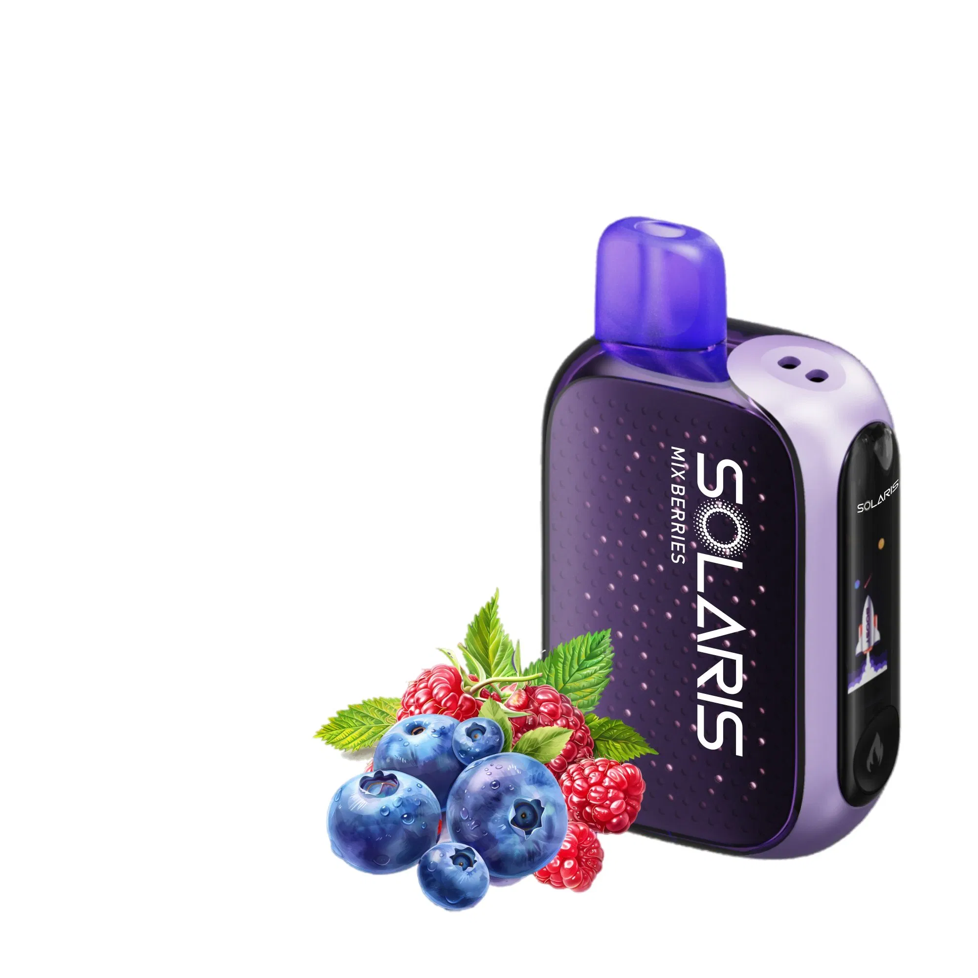 2025 New Trends 1st Solar Charging Solaris 25000 Puffs 2% 5% Nicotine Vape Disposable Device